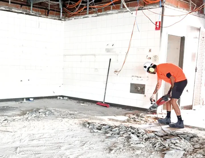Office strip out in Perth done by Slice It Right Pty Ltd
